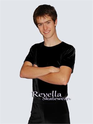 ice skating shirts for boys with crew neck has comfortable fit